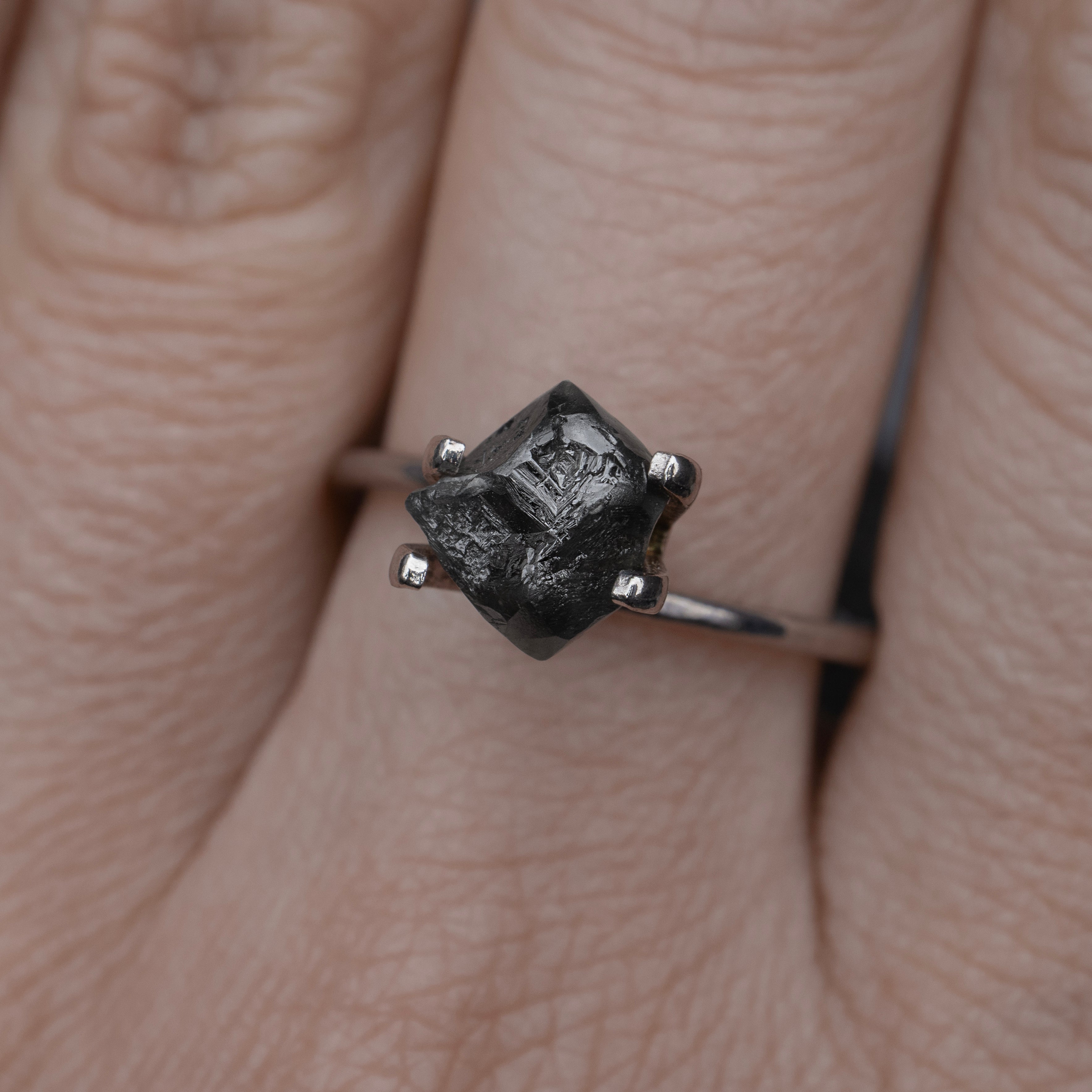1.86ct Rough Black Diamond