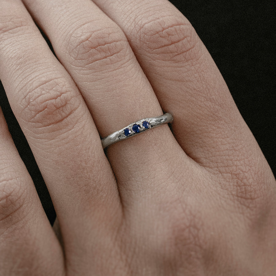 Sapphire Flow Ring